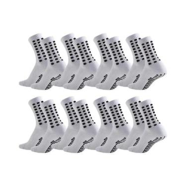 Imagem de Meias Esportivas Unissex De Alto Desempenho, 8 Pares Para Futebol, Bas