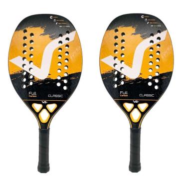 Imagem de Kit Com 2 Raquetes De Beach Tennis Classic Full Carbon Vg Plus-Unissex