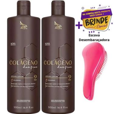 Imagem de Kit 2 Progressivas Zap Colágeno Máscara 500ml, 500ml
