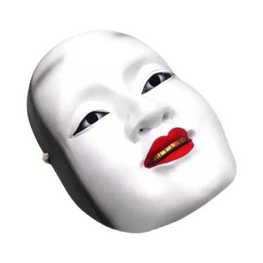 Imagem de Máscara De Festa De Halloween De Terror Anime, Estilo Ópera Noh Japone