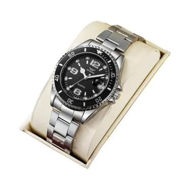 Imagem de Relógio De Pulso Masculino De Luxo Em Aço Inoxidável Com Quartzo, Clás