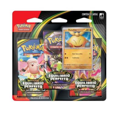 Imagem de Cartas Pokémon Equilíbrio Perfeito Makuhita 19 Cards Copag