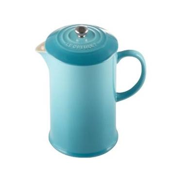 Imagem de PRENSA PARA CAFÉ LE CREUSET FRANCESA 1L EM CERÂMICA AZUL CARIBE 91028200490000