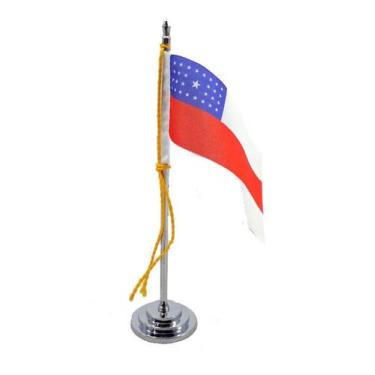 Imagem de Mini Bandeira Mesa Amazonas mastro 15 cm Poliéster - SP Bandeiras 
