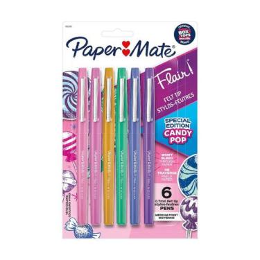 Imagem de Caneta hidrocor candy pop 6 cores - paper mate