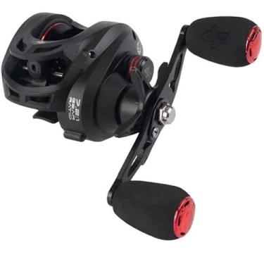 Imagem de Carretilha Slim Pro M21 Black Red Pesqueiro Pesca Rio Lagos Lado:Esque