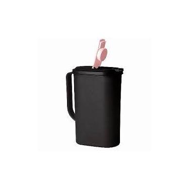 Imagem de Tupperware Jarra Perfeita 1,8 litro Preta e Rosa Algodão Doce