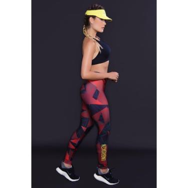 Imagem de Calça Legging Feminina com Estampada Sublimada Red