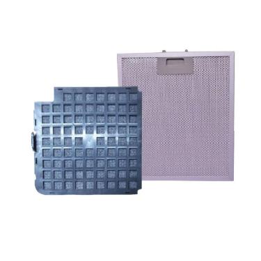 Imagem de Kit Filtro de Alumínio e de Carvão Ativado para Coifa de Parede CVC Slim - 2 unidades