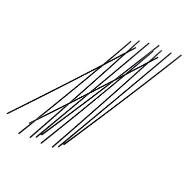 Imagem de YIJU 10 peças hastes de fibra de carbono avião DIY acessório barras de fibra resistência para veículos rádio controlados RC avião pipas, 1,5x500mm