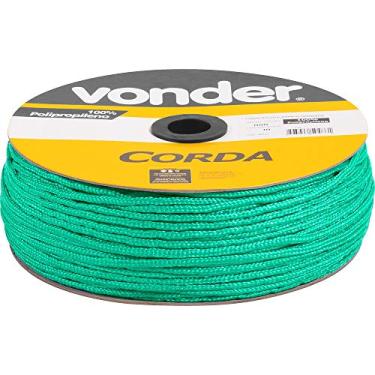 Imagem de Vonder, Corda Multifilamento Trançada 3,0 Mm X 625 M, Verde, Em Carretel.
