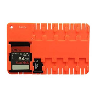 Imagem de Bandc 2 peças vermelhas micro Sd/sdhc/sdxc porta-cartão de armazenamento (cartão de memória não incluído)