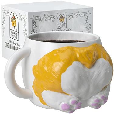 Imagem de Momo Butt Mug, melhores presentes de Corgi para amantes de Corgi, presentes engraçados