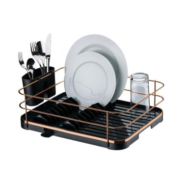Imagem de Escorredor De Louças Com Bandeja Escorredora Future Preto