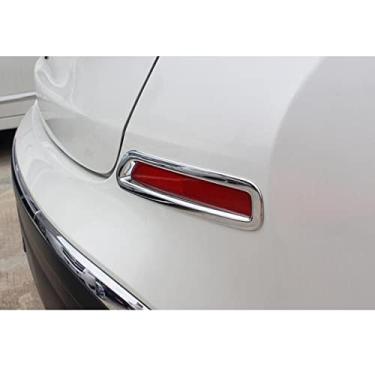 Imagem de KJWPYNF Para Nissan Murano 2015, cromado, ABS, carro, exterior, luz de neblina traseira, moldura, adesivo, capas de estilo