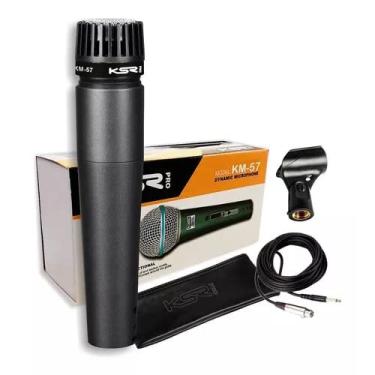 Imagem de Microfone Instrumento Ksr Km57 Cabo Cachimbo E Bag Sm57
