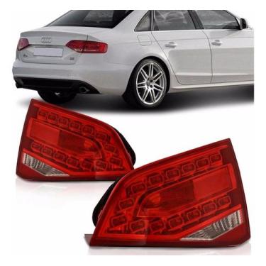 Imagem de Lanterna Audi A4 2008 2009 2010 2011 2012 Mala Com Led Depo