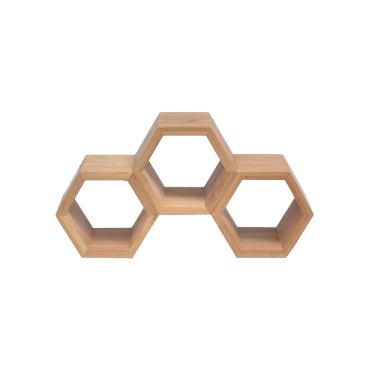 Imagem de Suporte para Vinho Bamboo 15,8x9x30,2cm Kenya