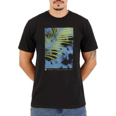 Imagem de Camiseta Hurley Tropical Sm24 Masculina Preto