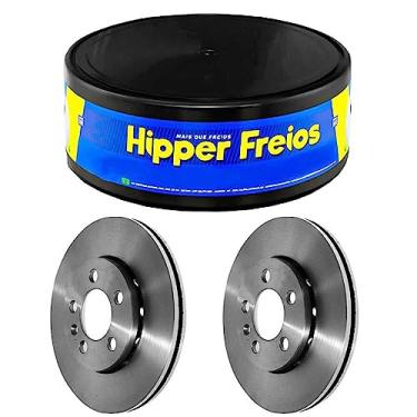 Imagem de Par Disco de Freio Dianteiro Ventilado sem Cubo Mercedes Benz Classe A A140 A160 1997 a 2005 A190 1999 em diante