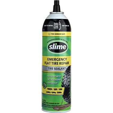 Imagem de Slime Selante de pneu de emergência Thru-Core 60187 – 530 g para emergências, selante de reparo de perfuração de pneu chato, reparo de emergência para veículos rodoviários, feito para caminhões, SUVs e Vans