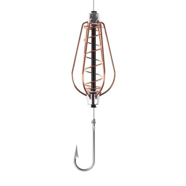 Imagem de isca pesca - Atirador isca alimentador pesca primavera | Alimentador mola pesca carpa isca para pesca carpa alimentador método em linha água Purble