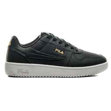Imagem de Tenis Fila Acd Classic Feminino,Preto/Dourado,39