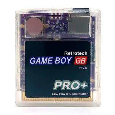 Imagem de Game Boy GB Pro Plus 1000 In 1 Game Cartridge For Nintendo Gameboy - Clear