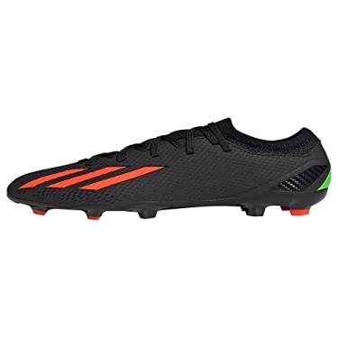 Imagem de adidas Tênis de futebol unissex infantil X Speedportal.3 Firm Ground, Preto/vermelho solar/verde solar, 5.5 Big Kid