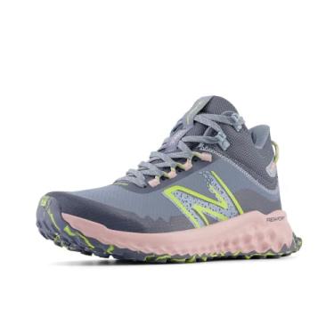 Imagem de New Balance Tênis de corrida feminino Fresh Foam Garoé V1 Midcut Trail, Cinza ártico, rosa orb, holofote, 10.5 Wide