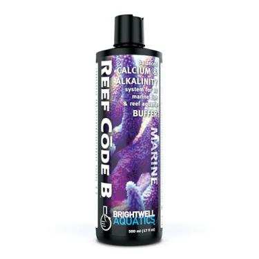 Imagem de Brightwell Aquatics ABARCB500 Reef Code B Condicionadores líquidos de água salgada para aquário, 500 ml