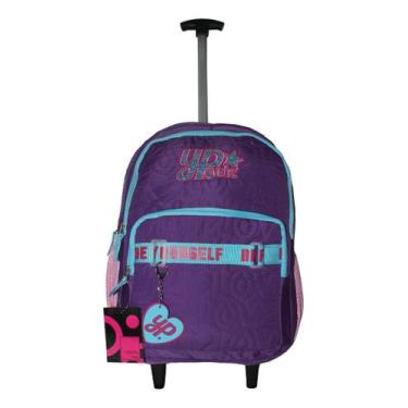 Imagem de Mochila Feminina Juvenil Yepp Girls Rodinhas Escolar Origina
