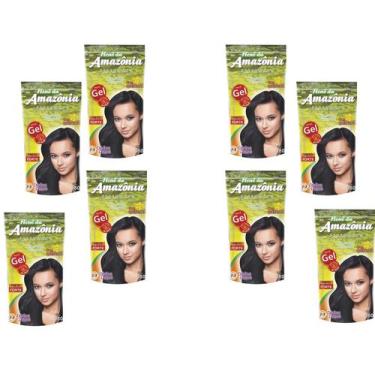 Imagem de Hene em gel amazonia 180gr pouch preto forte (preto azulado) - DIVINA 