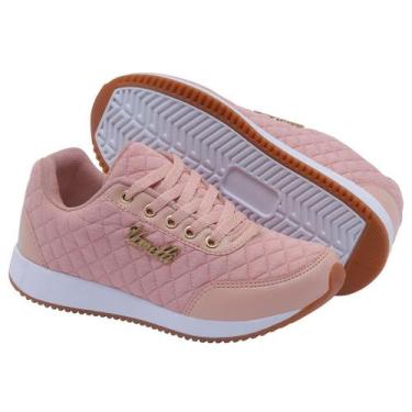 Imagem de Tenis Corrida Malhar Caminhada Resistente Barato - Vanelli, 35, Nude