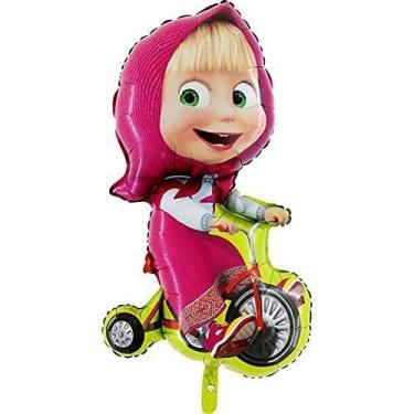 Imagem de Masha and the Bear Balão de Ciclismo