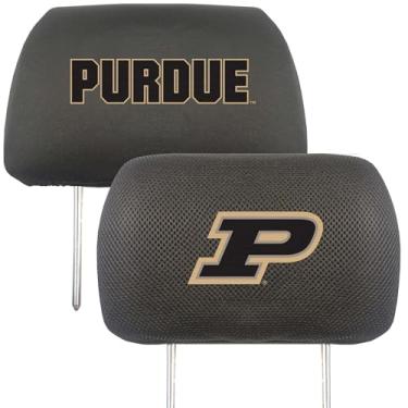 Imagem de FANMATS NCAA Purdue Boilermakers Capas para encosto de cabeça automotivo, cores de equipe, tamanho único (25592)
