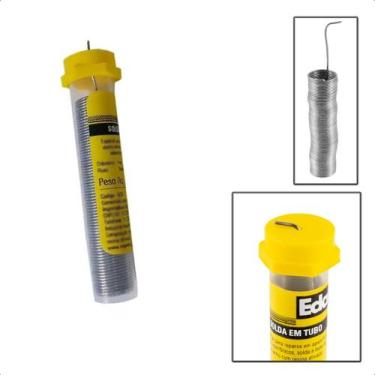 Imagem de Ferro De Estanho Solda em Tubo Com Resina Ativa 25g - EDA