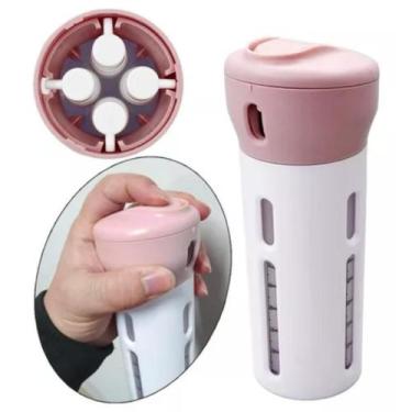 Imagem de Recipiente Dispenser Shampoo Refil Plástico Frasco Portátil - Império