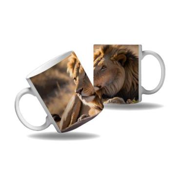 Imagem de Caneca Presente Savana Leão Design Geek Nerd Rei da Savana 1 - Enjoy S