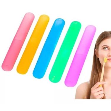 Imagem de Estojo Porta Escova De Dentes Para Viagem Higiene Dental - Linha higie