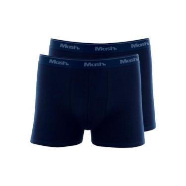 Imagem de Kit com 2 Cuecas Boxer Mash 170.26, Azul marinho, M