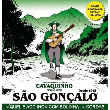 Imagem de Encordoamento para cavaco são gonçalo c/ bolinha - SG
