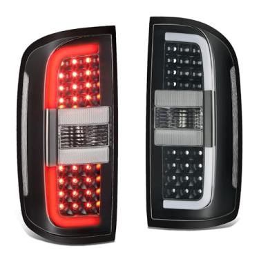 Imagem de DNA MOTORING Par de lâmpadas LED de freio/traseira compatíveis com Chevy Colorado 2015-2022, caixa preta/lente transparente, GM2800270 GM2801270, TL-ZTL-013-CL