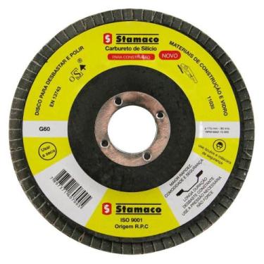 Imagem de Lixa Flap Grão 60 Pacman 115mm - 7005 - STAMACO