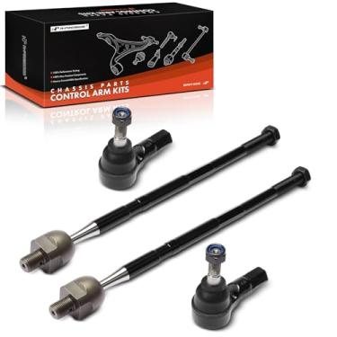 Imagem de A-Premium Conjunto de 4, kit de extremidade de haste de direção frontal interna e externa, compatível com Chevrolet Trax 2013-2022, com direção hidráulica