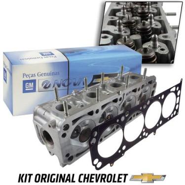 Imagem de Cabecote 1.8 Flex 8v Junta Tuchos Valvulas Pecas Meriva montana idea p