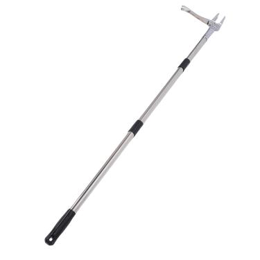 Imagem de Haofy Long Handle Remover Tool Ferramenta de Aço Inoxidável Stand Up Up Weeder Com Cramp Serrilhado Ergonomic Foot Press Design para Canteiros de Flores Parks para Jardineiros (Metal)