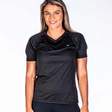 Imagem de Camiseta Esportiva Feminina Basic 04390 - Poker, Preto, M