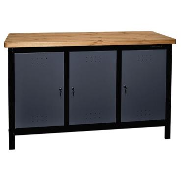 Imagem de Bancada Profissional Fechada 1,50 Metros Dark Presto