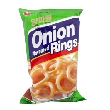 Imagem de Salgadinho coreano cebola onion flavored rings cebola 90g - ONION RING